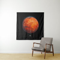 La planète rouge : Aquarelle de Mars