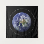 Tenture La planète Terre dans l'espace - Christian John 3: (Devant (Horizontal))