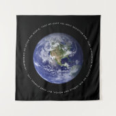 Tenture La planète Terre dans l'espace - Christian John 3: (Devant)