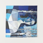 Tenture La Pose de « Caelith » – Un Portrait Abstrait (Devant (Horizontal))