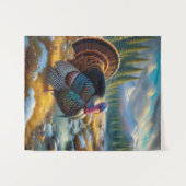 Tenture La première neige sauvage de Tom Turquie (Devant (Horizontal))