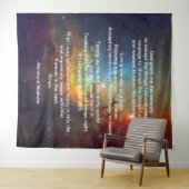 Tenture La prière de sérénité Reinhold Niebuhr (En situation (horizontale))