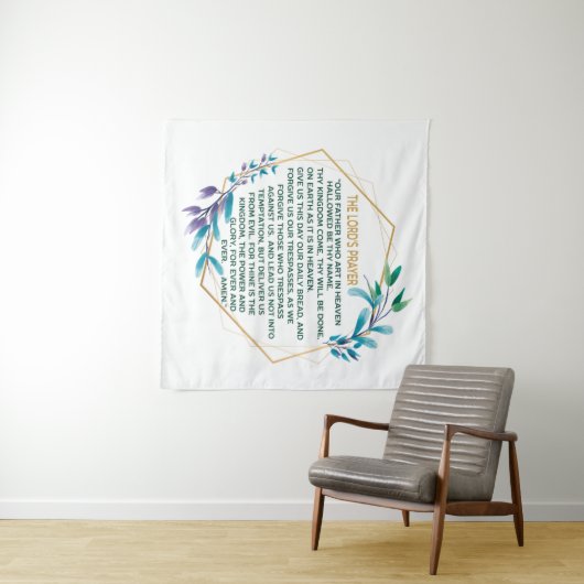 Tenture La prière du Seigneur (En situation (horizontale))