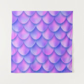 Tenture La queue de sirène holographique, une texture de f (Devant)
