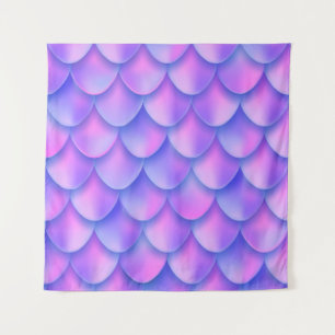 Tenture La queue de sirène holographique, une texture de f