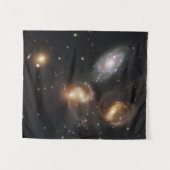 Tenture La quintette de Stephan : Une épave galaxie galact (Devant (Horizontal))