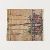 Tenture La Reine de la Mai par Margaret Macdonald Mackinto (Devant (Horizontal))