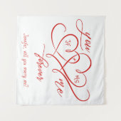 TENTURE LA SAINT-VALENTIN COEURS LIES M'ÉPOUSER (Devant (Horizontal))