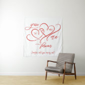 TENTURE LA SAINT-VALENTIN COEURS LIES M'ÉPOUSER (En situation)