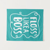 Tenture La soie aiment une expression dentaire du patron | (Devant (Horizontal))