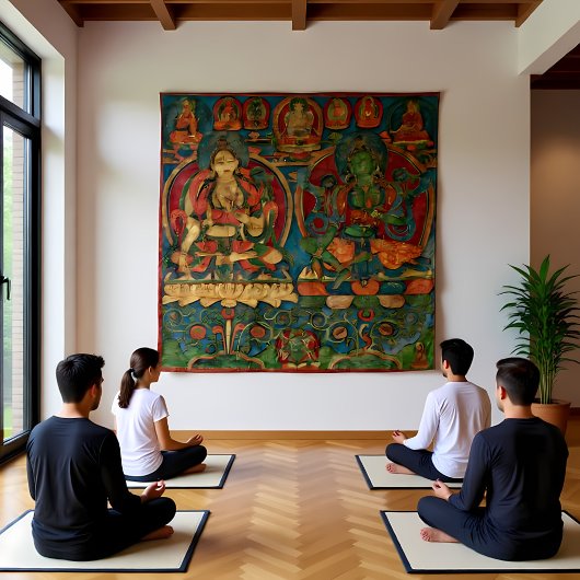 Tenture La Tara blanche et la Tara verte