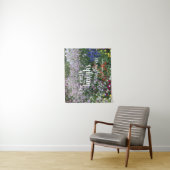 Tenture La Terre rit en fleurs Citation florale (En situation)