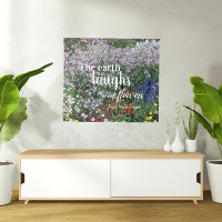 La Terre rit en fleurs Citation florale