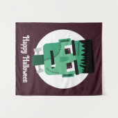 Tenture La tête du monstre Frankenstein (Devant (Horizontal))