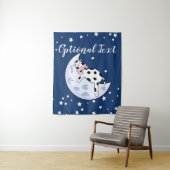 Tenture La vache au-dessus de la lune (En situation)