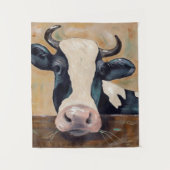 Tenture La vie de ferme - Gunther la vache (Devant)