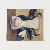 Tenture La vie de ferme - Gunther la vache (Devant (Horizontal))