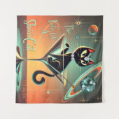 Tenture La Vie D'Un Chat De Femme De Chaussure (Devant (Horizontal))