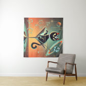 Tenture La Vie D'Un Chat De Femme De Chaussure (En situation (horizontale))