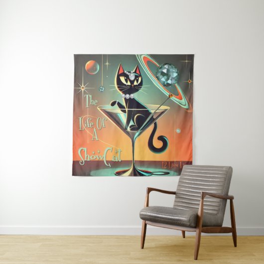 Tenture La Vie D'Un Chat De Femme De Chaussure (En situation)