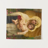 Tenture La Vierge des Roses par William Bouguereau (Devant (Horizontal))