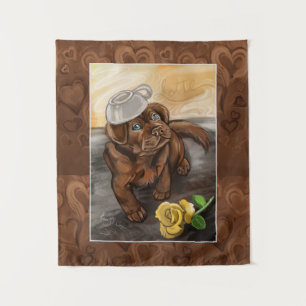 Tenture Laboratoire en latte de chocolat