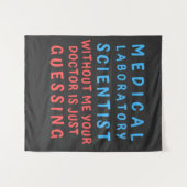 Tenture LABORATOIRE SCIENTIFIQUE Médicale SANS MOI VOTRE D (Devant (Horizontal))