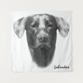Tenture Labrador Chien charmant (Devant)