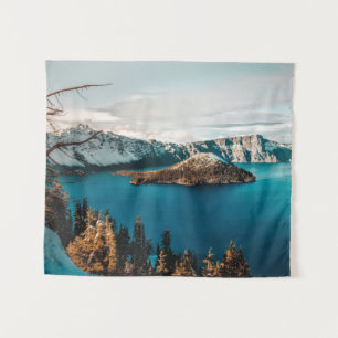 Tenture Lac de Crater dans le sud de l'Oregon