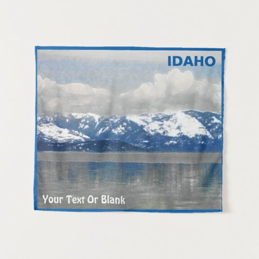 Tenture Lac Pend Oreille Winter (Devant (Horizontal))