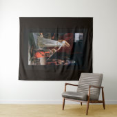 Tenture L'accolade d'Edmund Blair Leighton (En situation (horizontale))