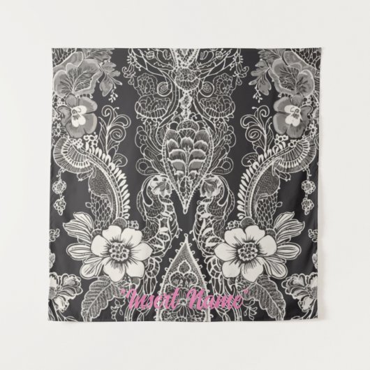 Tenture Lace Floral Harmony (Devant (Horizontal))