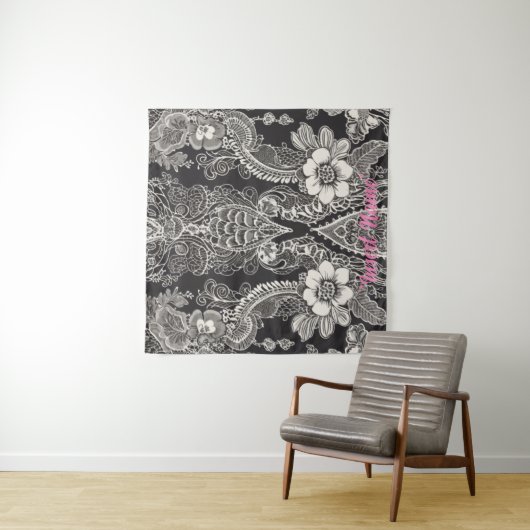 Tenture Lace Floral Harmony (En situation)