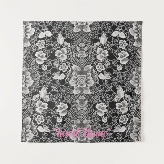Tenture Lace Floral Harmony (Devant (Horizontal))