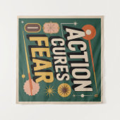 Tenture L'action guérit la peur (Devant (Horizontal))