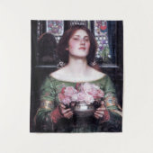 Tenture Lady and Roses, John William Waterhouse (Devant)