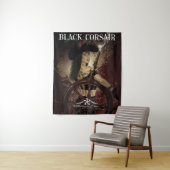 Tenture Lady Black Corsair (En situation)
