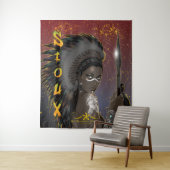 Tenture Lady Sioux (En situation)