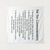 Tenture L'affiche des Dix Commandements (Devant (Horizontal))