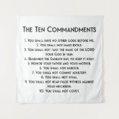 Tenture L'affiche des Dix Commandements (Devant)