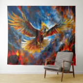 Tenture L'aigle Phoenix (En situation (horizontale))