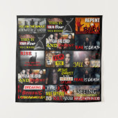 Tenture Laila de Jésus Christ Foi & Chaleur Jeter la couve (Devant)