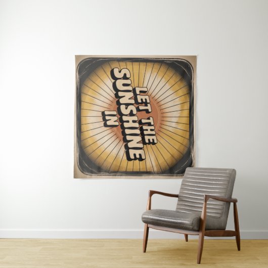 Tenture Laissez Entrer La Lumière Du Soleil (En situation (horizontale))