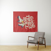 Tenture LAISSEZ LES BONS TEMPS ROULER 80s RETRO ROLLER SKA (En situation (horizontale))