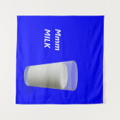 Tenture LAIT Mmm (Devant (Horizontal))