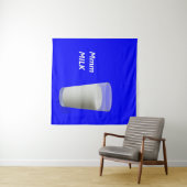 Tenture LAIT Mmm (En situation (horizontale))