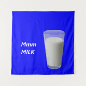 Tenture LAIT Mmm (Devant)
