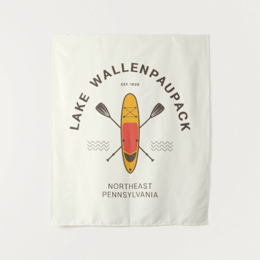 Tenture Lake Wallenpaupack Pennsylvania Paddle Boarding (Devant)