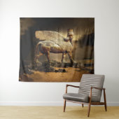 Tenture Lamassu classique (En situation (horizontale))