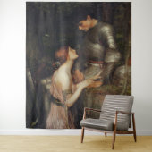 Tenture Lamia and the Soldier par J W Waterhouse 1905 (En situation)